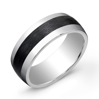 Tungsten Brushed 8mm Ring by Italgem - Available at SHOPKURY.COM. Free Shipping on orders over $200. Trusted jewelers since 1965, from San Juan, Puerto Rico.