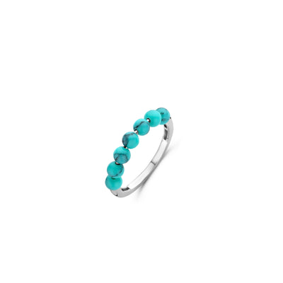 Beady Turquoise Ring by Ti Sento - Available at SHOPKURY.COM. Free Shipping on orders over $200. Trusted jewelers since 1965, from San Juan, Puerto Rico.