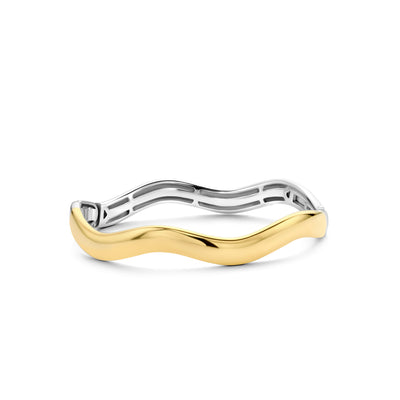 Wave Golden Bracelet by Ti Sento - Available at SHOPKURY.COM. Free Shipping on orders over $200. Trusted jewelers since 1965, from San Juan, Puerto Rico.