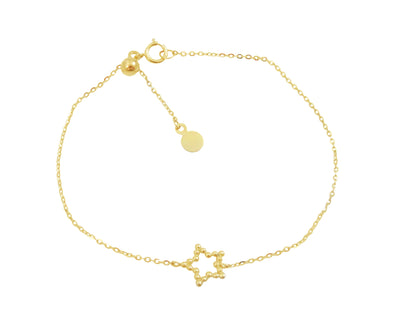 Beaded Star Outline Bracelet - SHOPKURY.COM