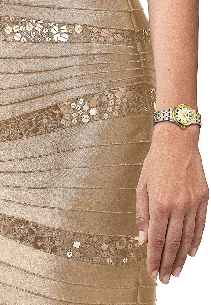 Classic Dream Two Tone 28mm by Tissot - Available at SHOPKURY.COM. Free Shipping on orders over $200. Trusted jewelers since 1965, from San Juan, Puerto Rico.