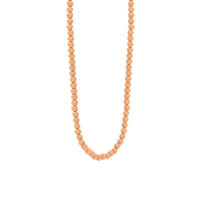 Radiant Pink Coral 4mm Bead Necklace by Ti Sento - Available at SHOPKURY.COM. Free Shipping on orders over $200. Trusted jewelers since 1965, from San Juan, Puerto Rico.
