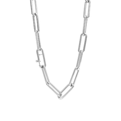 XL Papecllip Silver Necklace by Ti Sento - Available at SHOPKURY.COM. Free Shipping on orders over $200. Trusted jewelers since 1965, from San Juan, Puerto Rico.