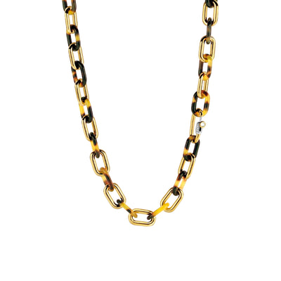 Tortoise Links Necklace by Ti Sento - Available at SHOPKURY.COM. Free Shipping on orders over $200. Trusted jewelers since 1965, from San Juan, Puerto Rico.