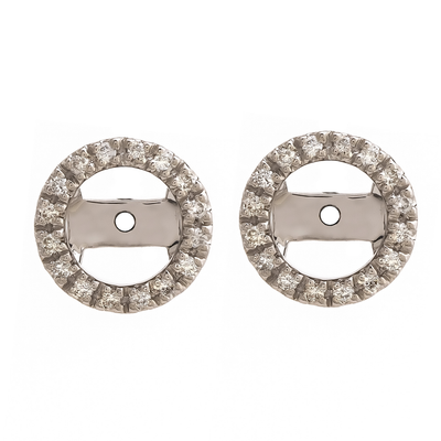14K Diamond Earring Jackets by Kury - Available at SHOPKURY.COM. Free Shipping on orders over $200. Trusted jewelers since 1965, from San Juan, Puerto Rico.