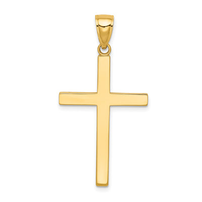 Squared Hollow Cross 14K Pendant by Kury - Available at SHOPKURY.COM. Free Shipping on orders over $200. Trusted jewelers since 1965, from San Juan, Puerto Rico.