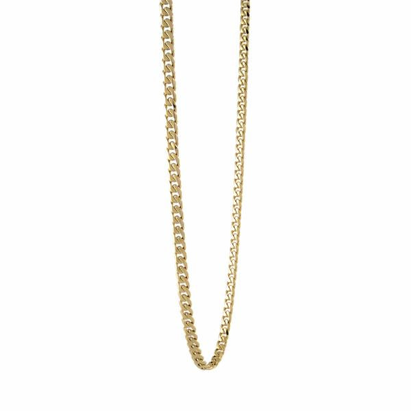 4.6mm Gold IP Steel Polished Curb Chain by Italgem - Available at SHOPKURY.COM. Free Shipping on orders over $200. Trusted jewelers since 1965, from San Juan, Puerto Rico.