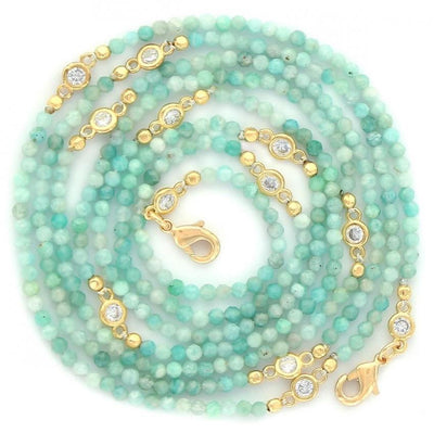 Amazonite Multi-way Chain by Kury - Available at SHOPKURY.COM. Free Shipping on orders over $200. Trusted jewelers since 1965, from San Juan, Puerto Rico.