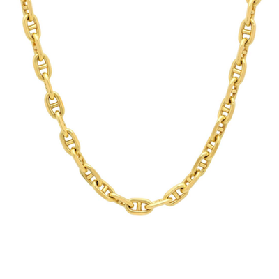 Anchor Mariner 5MM Chain by Kury - Available at SHOPKURY.COM. Free Shipping on orders over $200. Trusted jewelers since 1965, from San Juan, Puerto Rico.