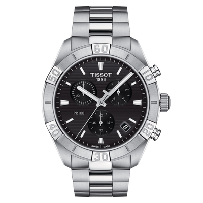 PR 100 Sport Chrono by Tissot - Available at SHOPKURY.COM. Free Shipping on orders over $200. Trusted jewelers since 1965, from San Juan, Puerto Rico.