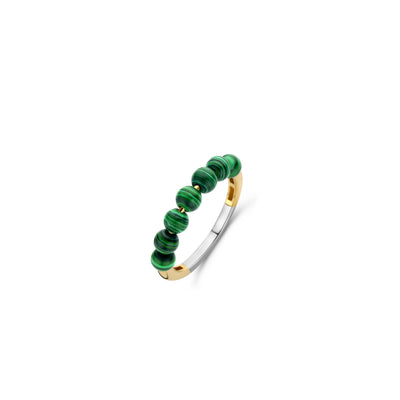 Beady Malachite Ring by Ti Sento - Available at SHOPKURY.COM. Free Shipping on orders over $200. Trusted jewelers since 1965, from San Juan, Puerto Rico.