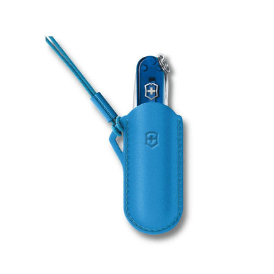 Blue Summer Rain Knife Leather Case by Victorinox Swiss Army - Available at SHOPKURY.COM. Free Shipping on orders over $200. Trusted jewelers since 1965, from San Juan, Puerto Rico.