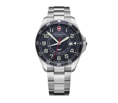 Fieldforce GMT by Victorinox Swiss Army - Available at SHOPKURY.COM. Free Shipping on orders over $200. Trusted jewelers since 1965, from San Juan, Puerto Rico.