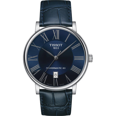 Carson Premium Powermatic 40MM Blue by Tissot - Available at SHOPKURY.COM. Free Shipping on orders over $200. Trusted jewelers since 1965, from San Juan, Puerto Rico.
