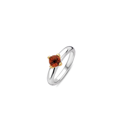Red Cognac Glimmer Ring by Ti Sento - Available at SHOPKURY.COM. Free Shipping on orders over $200. Trusted jewelers since 1965, from San Juan, Puerto Rico.