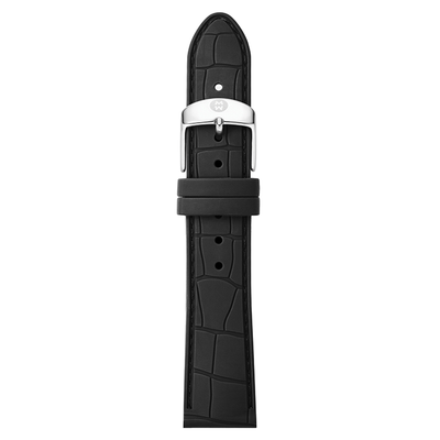 18MM Black Silicone Strap by MICHELE - Available at SHOPKURY.COM. Free Shipping on orders over $200. Trusted jewelers since 1965, from San Juan, Puerto Rico.