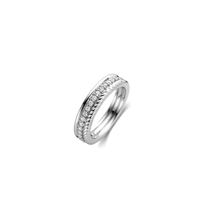 Parallel Stackable Ring by Ti Sento - Available at SHOPKURY.COM. Free Shipping on orders over $200. Trusted jewelers since 1965, from San Juan, Puerto Rico.