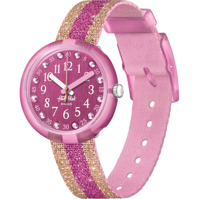 shine in pink by Flik Flak by Swatch - Available at SHOPKURY.COM. Free Shipping on orders over $200. Trusted jewelers since 1965, from San Juan, Puerto Rico.