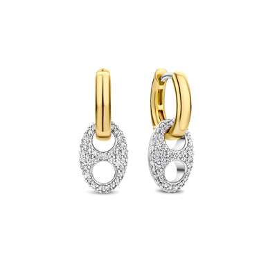 G-Ucci Pave Earrings by Ti Sento - Available at SHOPKURY.COM. Free Shipping on orders over $200. Trusted jewelers since 1965, from San Juan, Puerto Rico.