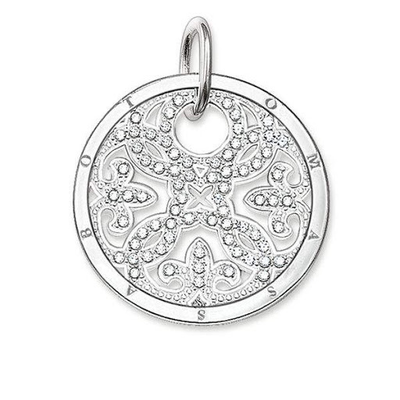 Embellished Medallion Pendant by Thomas Sabo - Available at SHOPKURY.COM. Free Shipping on orders over $200. Trusted jewelers since 1965, from San Juan, Puerto Rico.