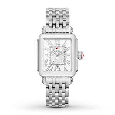 Deco Madison Steel by MICHELE - Available at SHOPKURY.COM. Free Shipping on orders over $200. Trusted jewelers since 1965, from San Juan, Puerto Rico.
