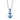 Blue Anchor Steel Necklace by Italgem - Available at SHOPKURY.COM. Free Shipping on orders over $200. Trusted jewelers since 1965, from San Juan, Puerto Rico.