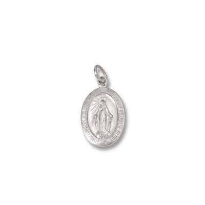 Virgen Milagrosa Medal by Kury - Available at SHOPKURY.COM. Free Shipping on orders over $200. Trusted jewelers since 1965, from San Juan, Puerto Rico.