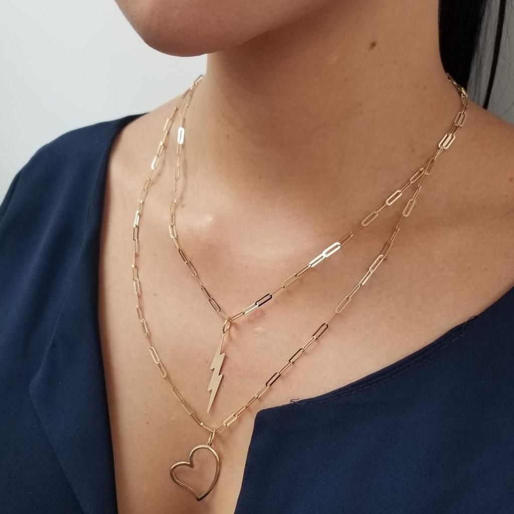 Paper Clip 2.5MM Link Chain by Kury - Available at SHOPKURY.COM. Free Shipping on orders over $200. Trusted jewelers since 1965, from San Juan, Puerto Rico.