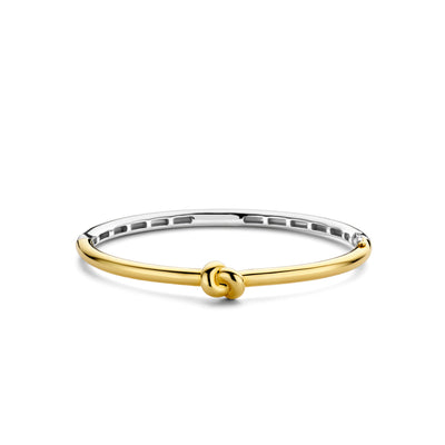 Golden Knot Bangle Bracelet by Ti Sento - Available at SHOPKURY.COM. Free Shipping on orders over $200. Trusted jewelers since 1965, from San Juan, Puerto Rico.