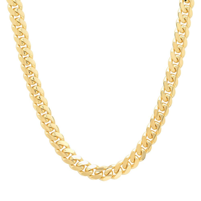 Cuban Solid 7.5MM Link Chain by Kury - Available at SHOPKURY.COM. Free Shipping on orders over $200. Trusted jewelers since 1965, from San Juan, Puerto Rico.