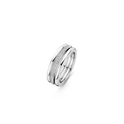 Shine in Between Ring by Ti Sento - Available at SHOPKURY.COM. Free Shipping on orders over $200. Trusted jewelers since 1965, from San Juan, Puerto Rico.