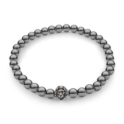 Hematite 6mm Stretch Bead Bracelet by Italgem - Available at SHOPKURY.COM. Free Shipping on orders over $200. Trusted jewelers since 1965, from San Juan, Puerto Rico.