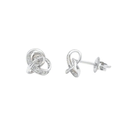 14K Love Knot Stud Earrings by Kury - Available at SHOPKURY.COM. Free Shipping on orders over $200. Trusted jewelers since 1965, from San Juan, Puerto Rico.