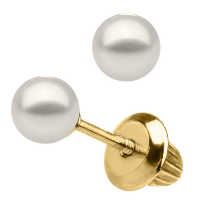 4MM Pearl Earrings by Kury - Available at SHOPKURY.COM. Free Shipping on orders over $200. Trusted jewelers since 1965, from San Juan, Puerto Rico.