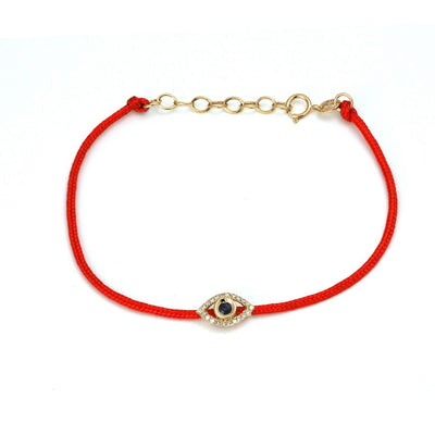 Evil Eye Cord Bracelet by Kury - Available at SHOPKURY.COM. Free Shipping on orders over $200. Trusted jewelers since 1965, from San Juan, Puerto Rico.