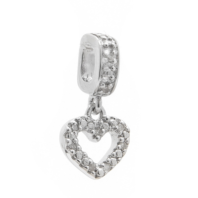 Diamond Heart Pendant by Kury - Available at SHOPKURY.COM. Free Shipping on orders over $200. Trusted jewelers since 1965, from San Juan, Puerto Rico.
