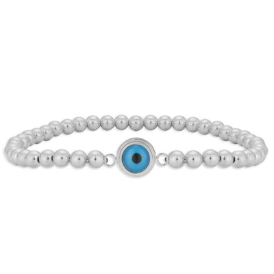 Evil Eye Bead Bracelet 4MM by Kury Sale - Available at SHOPKURY.COM. Free Shipping on orders over $200. Trusted jewelers since 1965, from San Juan, Puerto Rico.