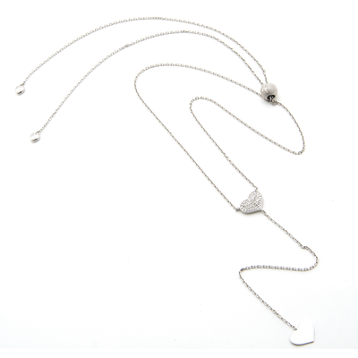 Silver Adjustable Necklace by Kury - Available at SHOPKURY.COM. Free Shipping on orders over $200. Trusted jewelers since 1965, from San Juan, Puerto Rico.