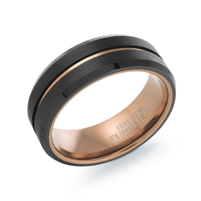 Black Espresso Tungsten 8mm Ring by Italgem - Available at SHOPKURY.COM. Free Shipping on orders over $200. Trusted jewelers since 1965, from San Juan, Puerto Rico.