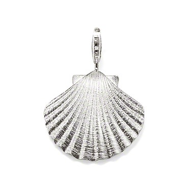 Silver Shell Charm by Thomas Sabo - Available at SHOPKURY.COM. Free Shipping on orders over $200. Trusted jewelers since 1965, from San Juan, Puerto Rico.
