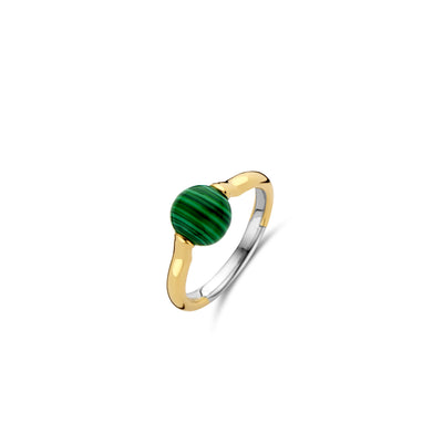 Beady Big Malachite Ring by Ti Sento - Available at SHOPKURY.COM. Free Shipping on orders over $200. Trusted jewelers since 1965, from San Juan, Puerto Rico.