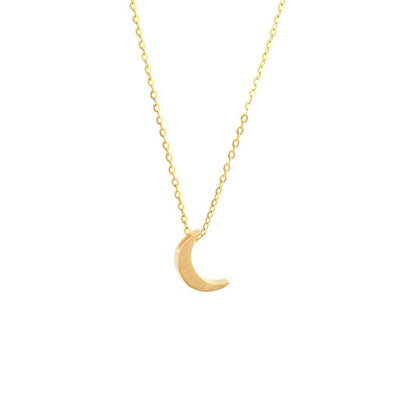 Golden Moon Necklace 14K by Kury - Available at SHOPKURY.COM. Free Shipping on orders over $200. Trusted jewelers since 1965, from San Juan, Puerto Rico.