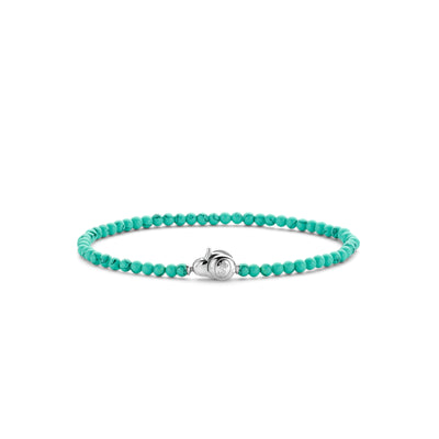 Turquoise Bead Bracelet by Ti Sento - Available at SHOPKURY.COM. Free Shipping on orders over $200. Trusted jewelers since 1965, from San Juan, Puerto Rico.