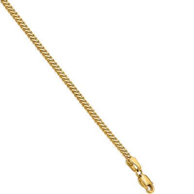 Franco Solid 1.5MM Chain by Kury - Available at SHOPKURY.COM. Free Shipping on orders over $200. Trusted jewelers since 1965, from San Juan, Puerto Rico.