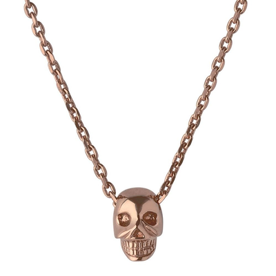 Rose Skull Necklace by Links Of London - Available at SHOPKURY.COM. Free Shipping on orders over $200. Trusted jewelers since 1965, from San Juan, Puerto Rico.