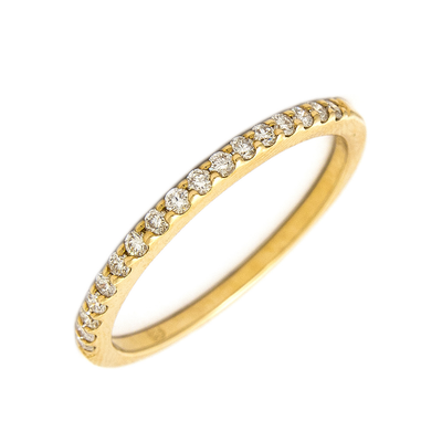 .24ct Yellow Gold Diamond Ring by Kury Bridal - Available at SHOPKURY.COM. Free Shipping on orders over $200. Trusted jewelers since 1965, from San Juan, Puerto Rico.