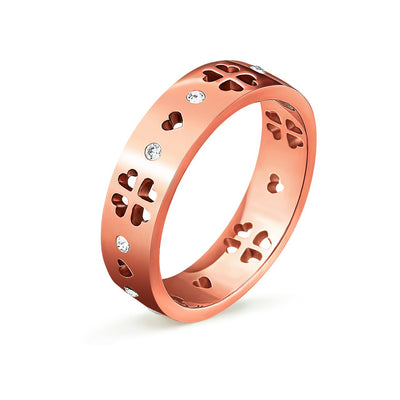 Love and Fortune Rose Ring by Folli Follie - Available at SHOPKURY.COM. Free Shipping on orders over $200. Trusted jewelers since 1965, from San Juan, Puerto Rico.