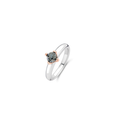 Grey Blue Glimmer Ring by Ti Sento - Available at SHOPKURY.COM. Free Shipping on orders over $200. Trusted jewelers since 1965, from San Juan, Puerto Rico.