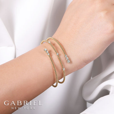 Bujukan Wrap Bracelet 14K by Gabriel & Co. - Available at SHOPKURY.COM. Free Shipping on orders over $200. Trusted jewelers since 1965, from San Juan, Puerto Rico.