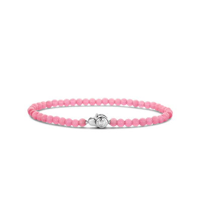 Radiant Pink Bead Bracelet by Ti Sento - Available at SHOPKURY.COM. Free Shipping on orders over $200. Trusted jewelers since 1965, from San Juan, Puerto Rico.